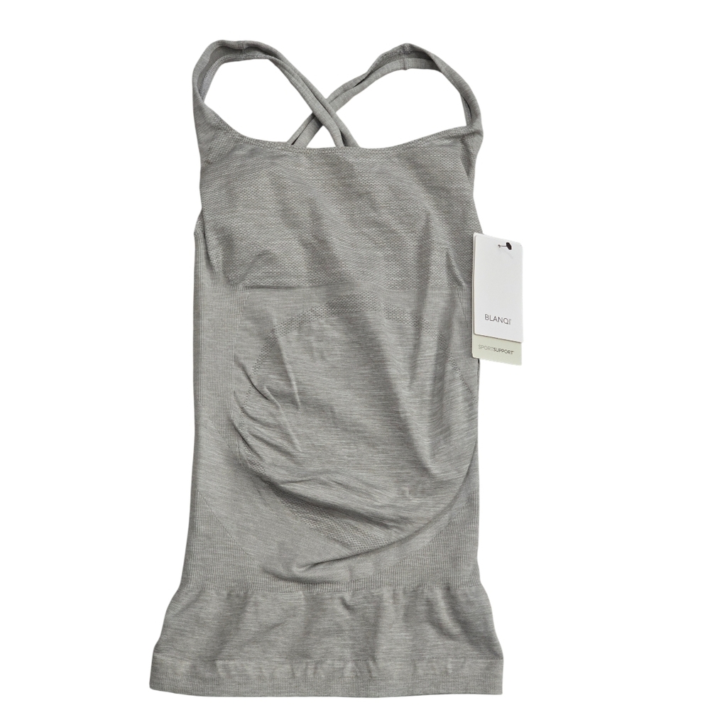 BLANQI Maternity Gray Sport Support Tank Top Size S